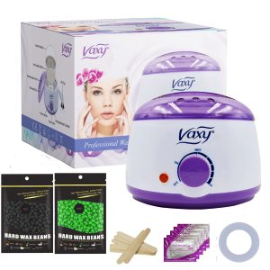 Wax Warmer, Hair Removal Waxing Kit, Electric Pot Heater Melts with Accessories.