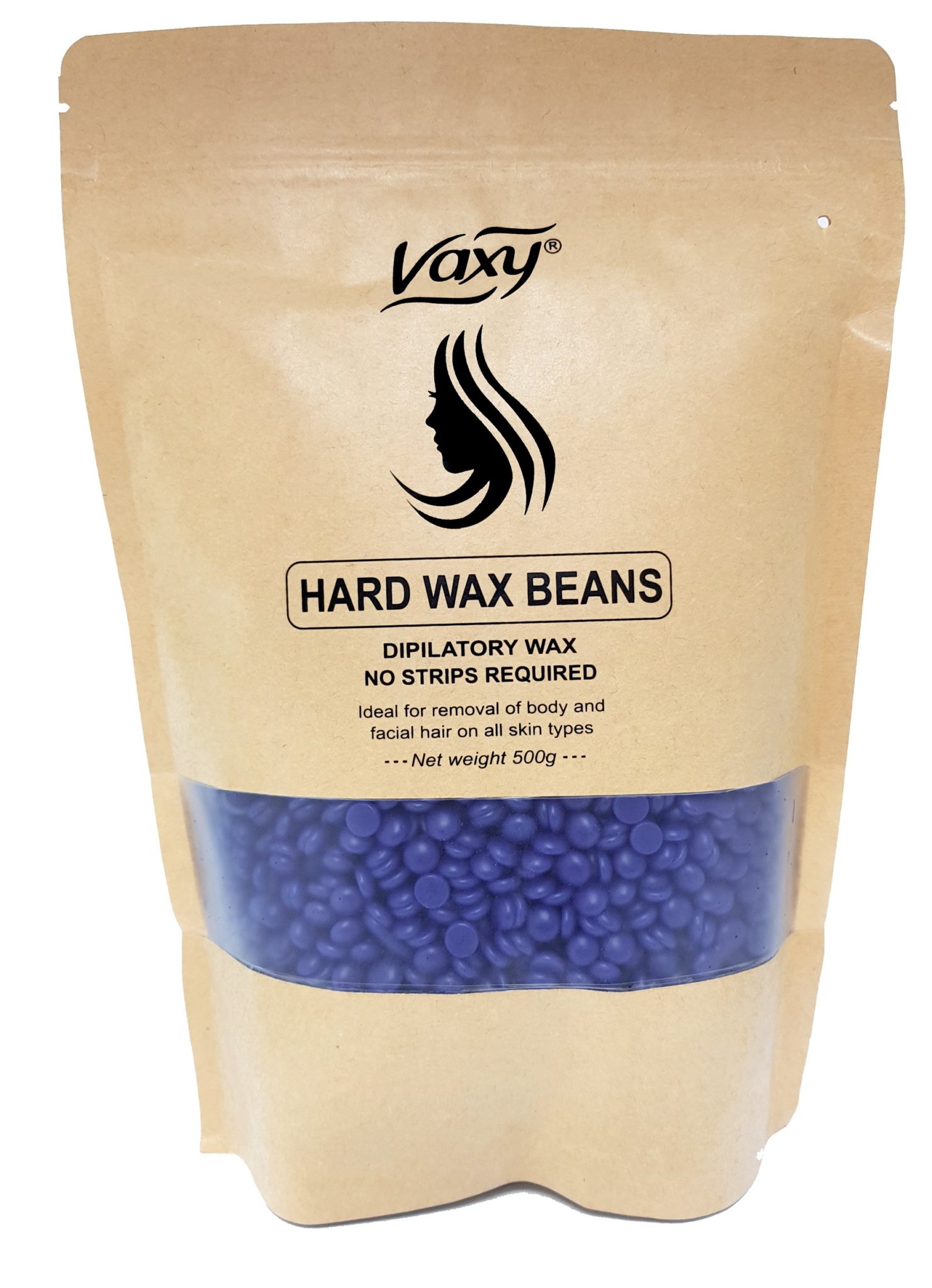 Professional Stripless Easy Waxing kit with Lavender Beads 500g Vaxy
